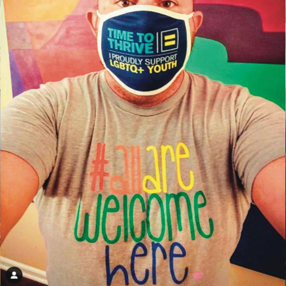 All Are Welcome Here Classic Tee by Kind Cotton