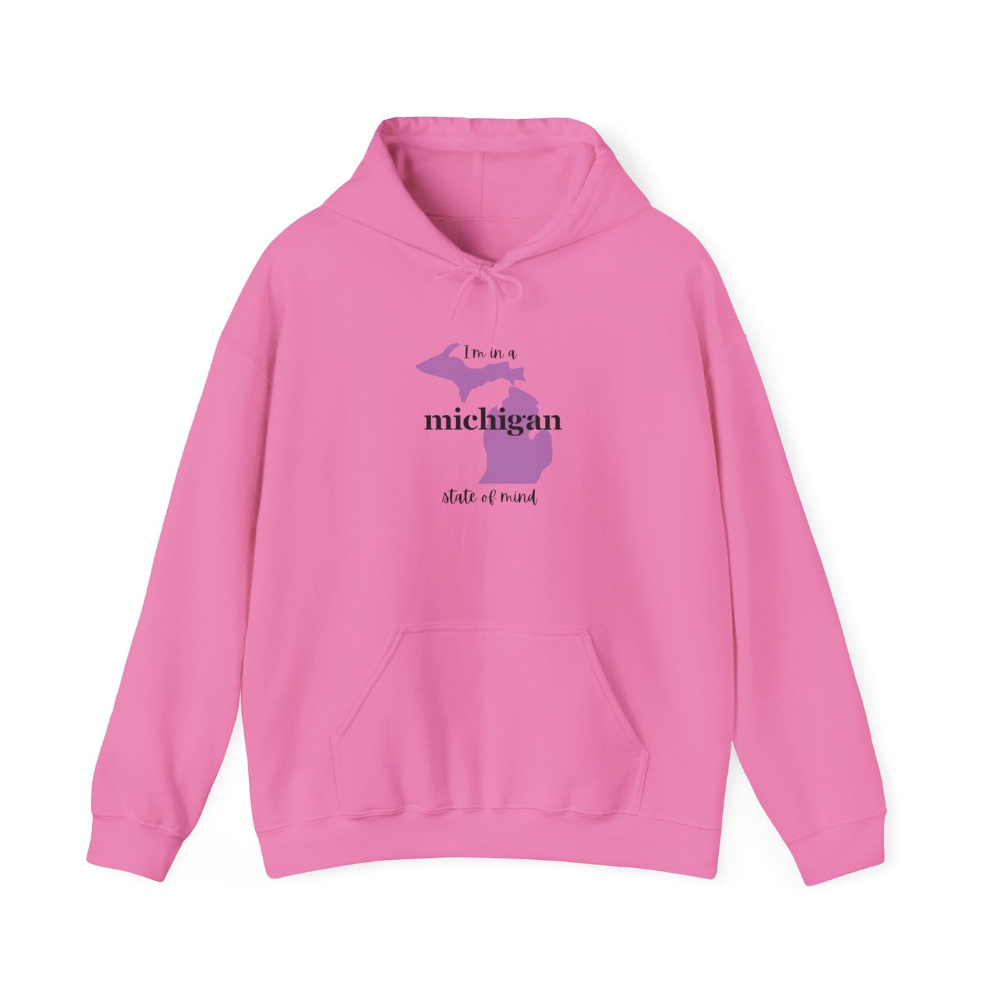 I'm in a Michigan state of mind Hooded Sweatshirt