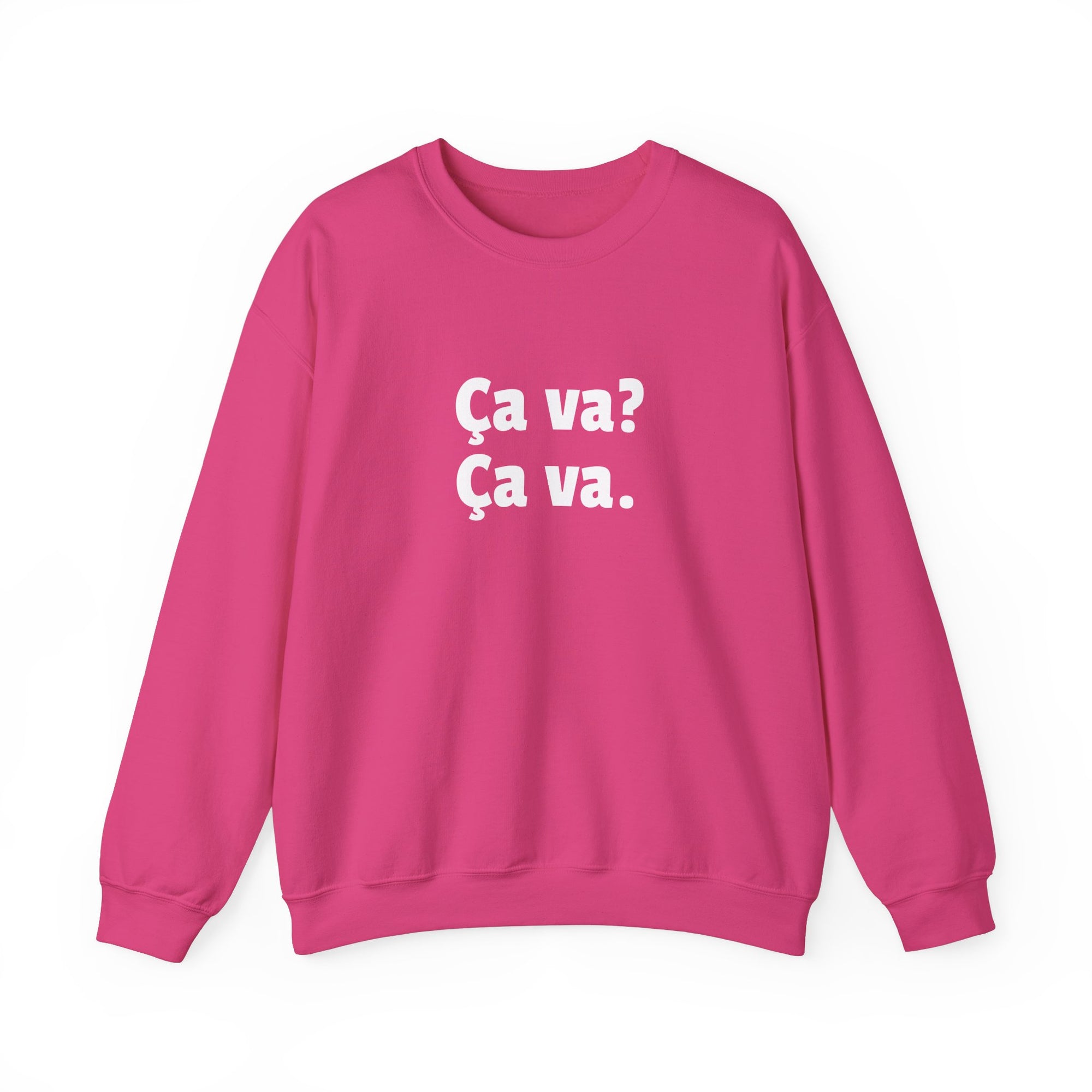 Ca va? Ca va. Unisex Crewneck Sweatshirt