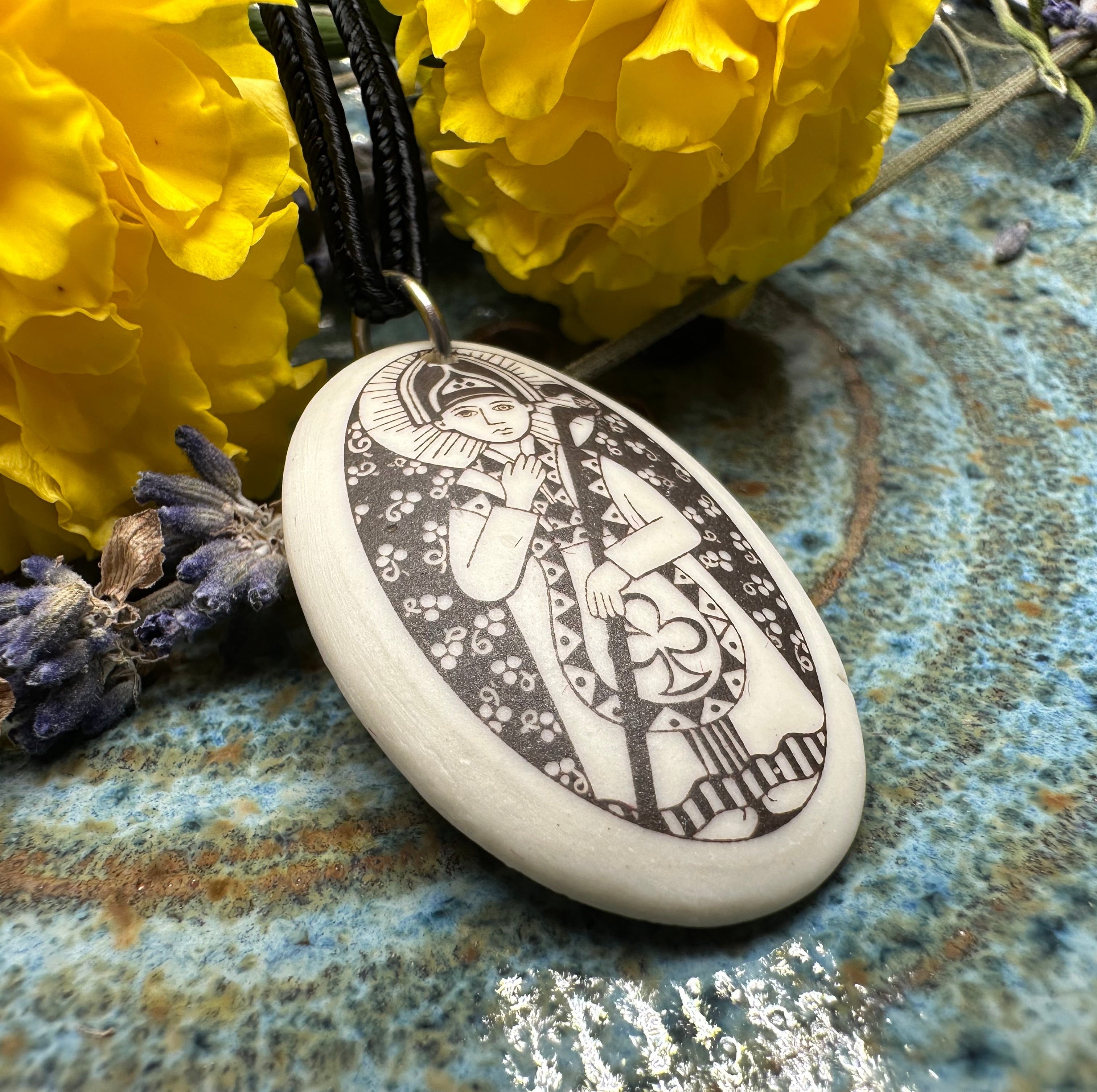 Artisan Irish Saint Patrick Necklace - Handmade in the U.S.A.