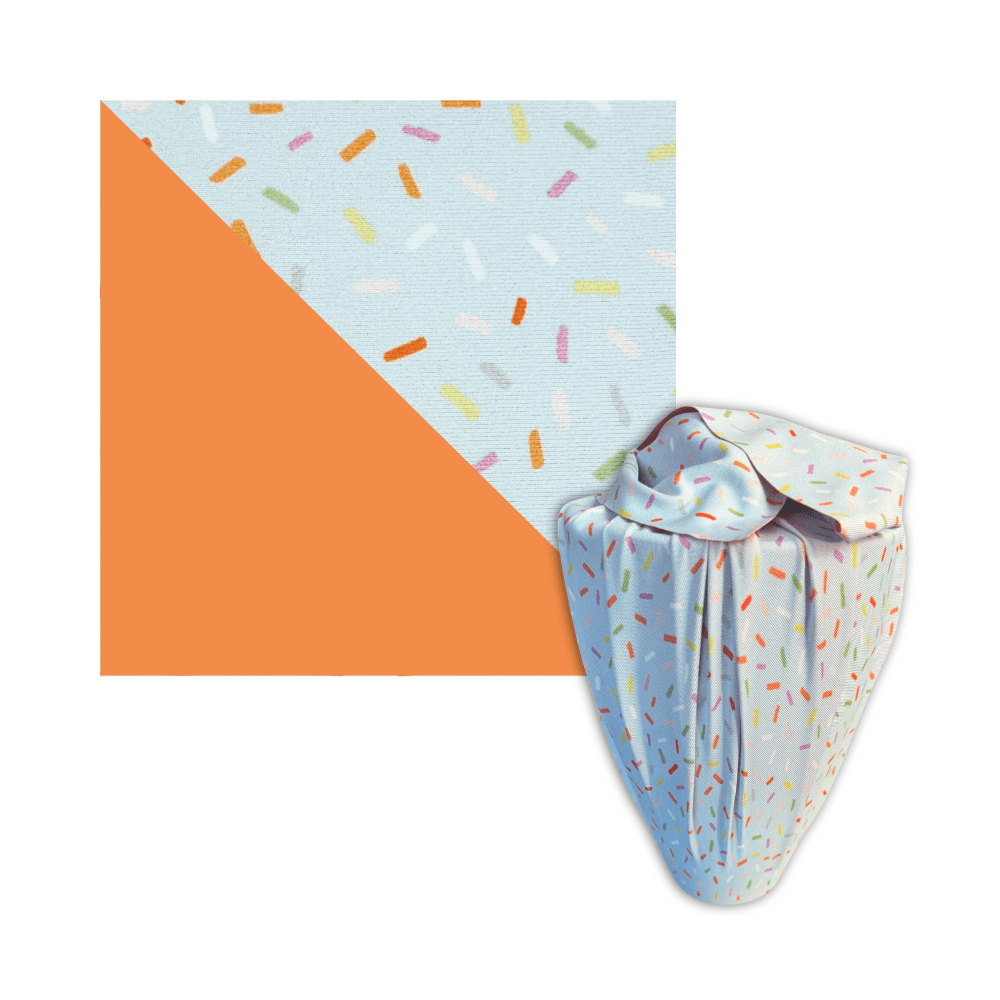 Large Reusable Cloth Furoshiki Gift Wrap | Spring Confetti