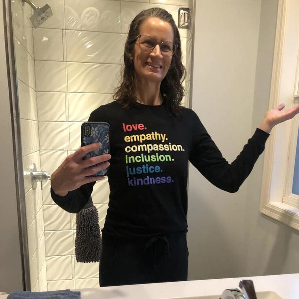 'Kindness Is' Pride Classic Long Sleeve by Kind Cotton