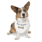 Bon chien Pet Bandana Collar by Printify