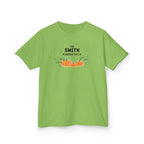 Custom Kids Family name Pumpkin Patch Tee, Personalized Fall Shirt for Family photos