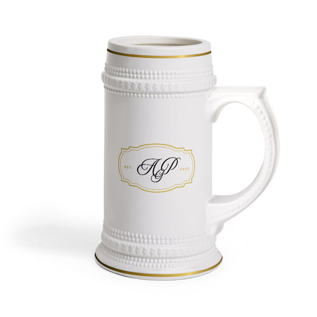 Elegant monogram Personalized Stein Mug
