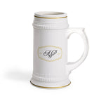 Elegant monogram Personalized Stein Mug by Printify