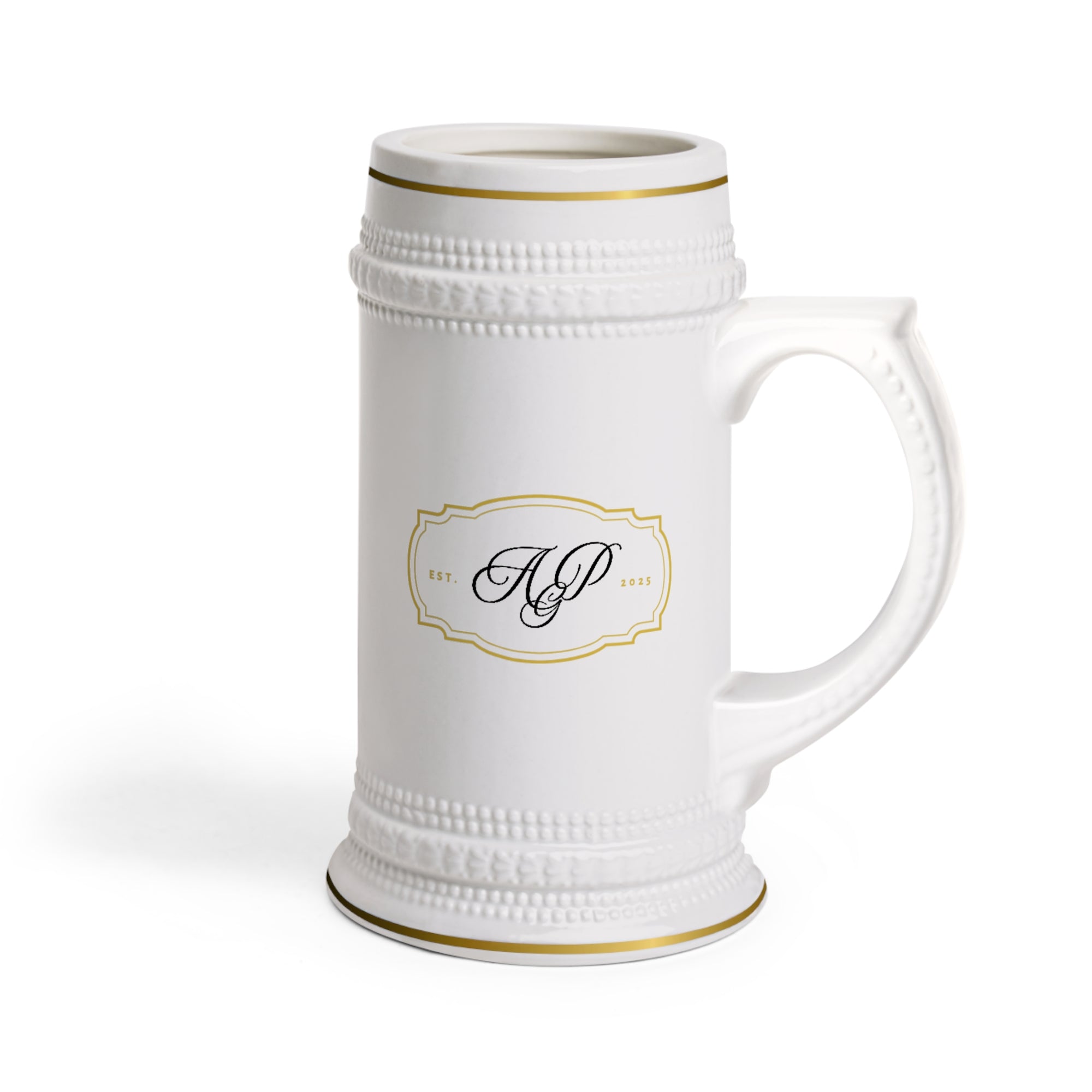 Elegant monogram Personalized Stein Mug