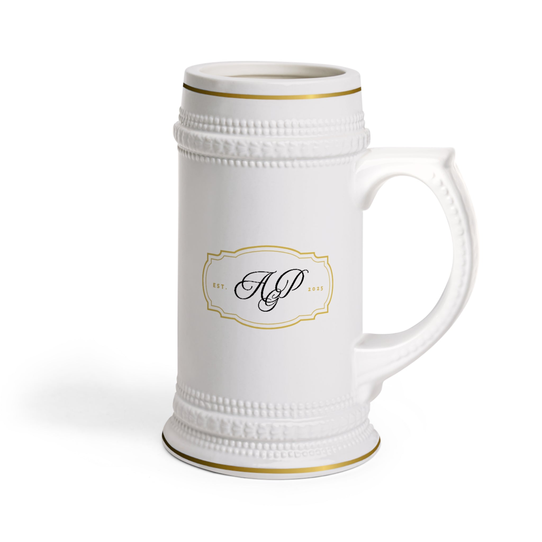 Elegant monogram Personalized Stein Mug