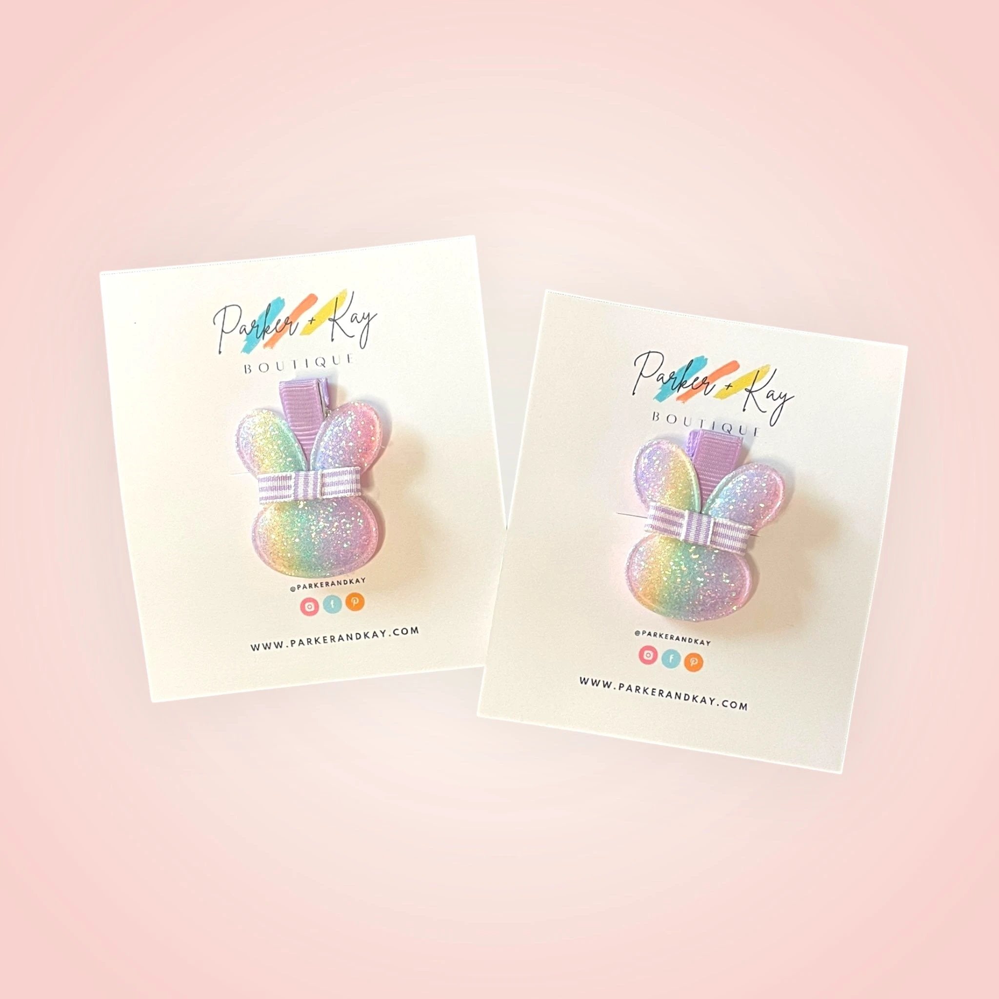 Miss Bunny Statement Hair Clips by Parker + Kay Creative