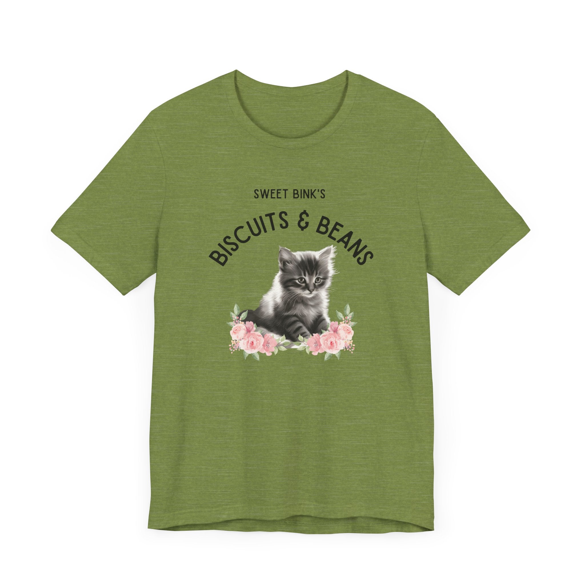 Sweet Bink's Biscuits and Beans cat tee