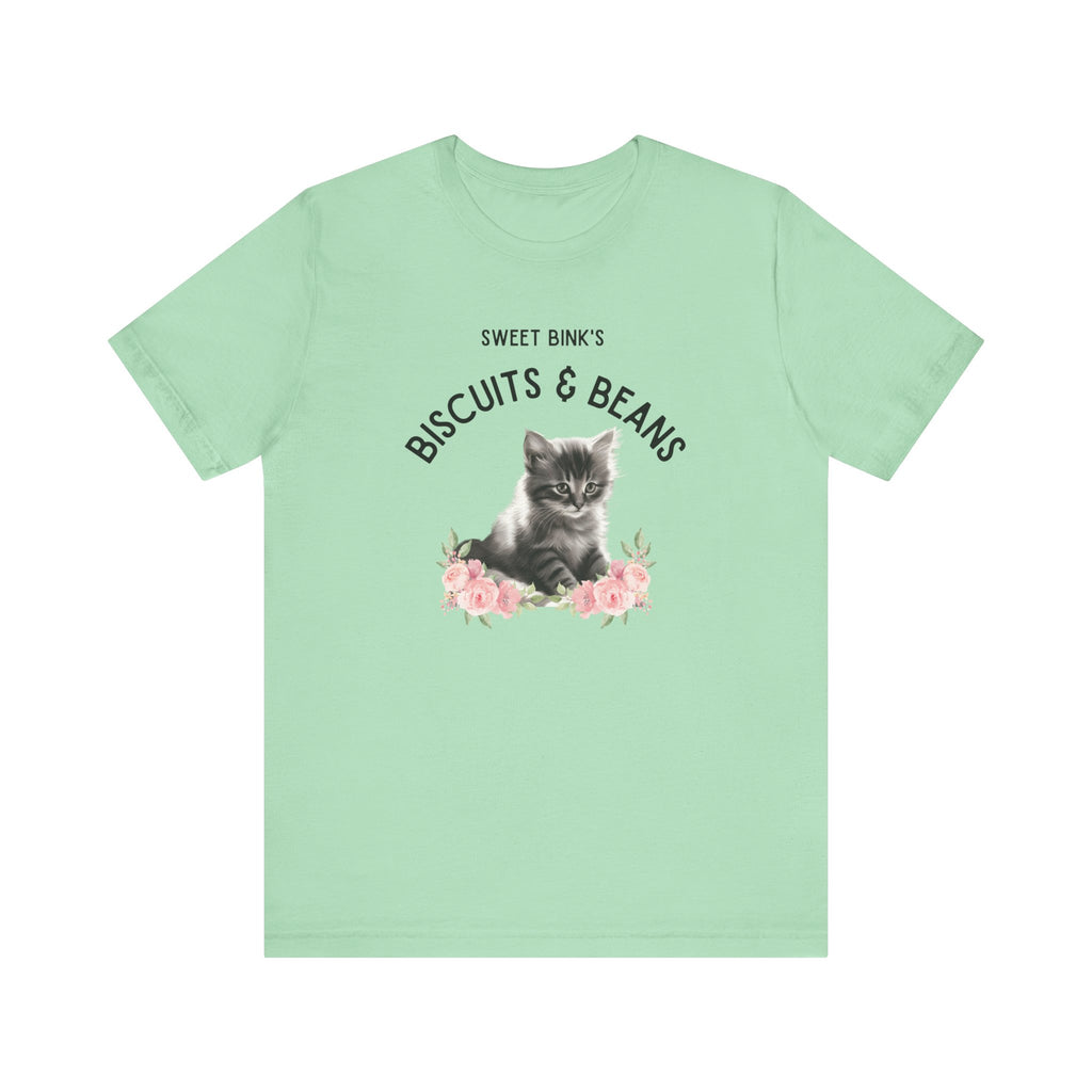 Sweet Bink's Biscuits and Beans cat tee