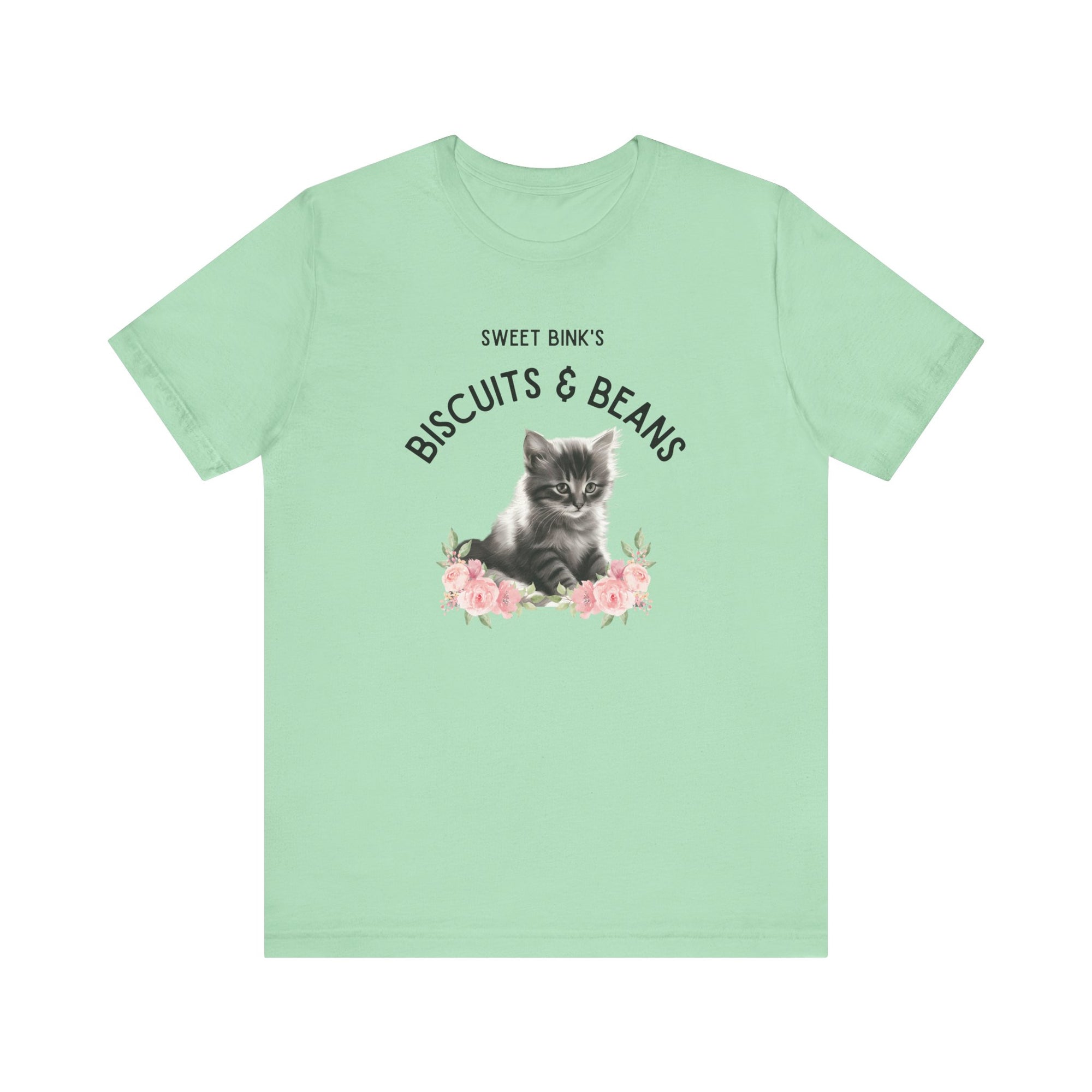 Sweet Bink's Biscuits and Beans cat tee