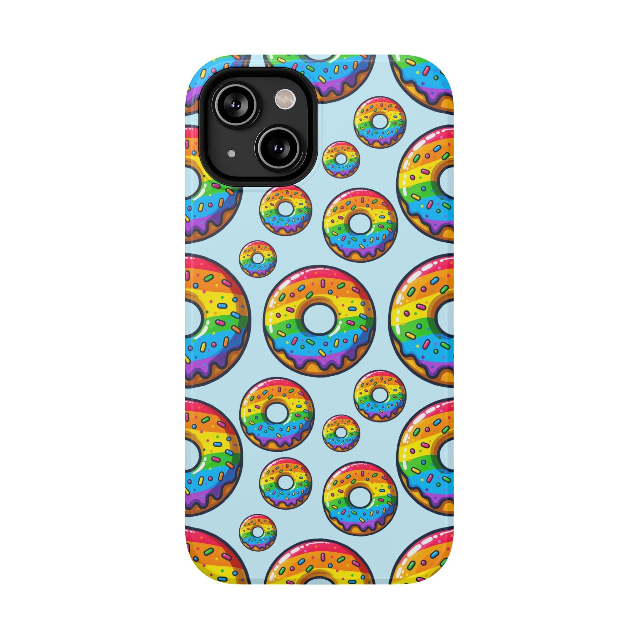 Bespattered Facade Rainbow Sprinkle Donut Impact-Resistant Case