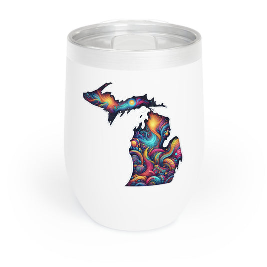 Michigan whimsical wine cup