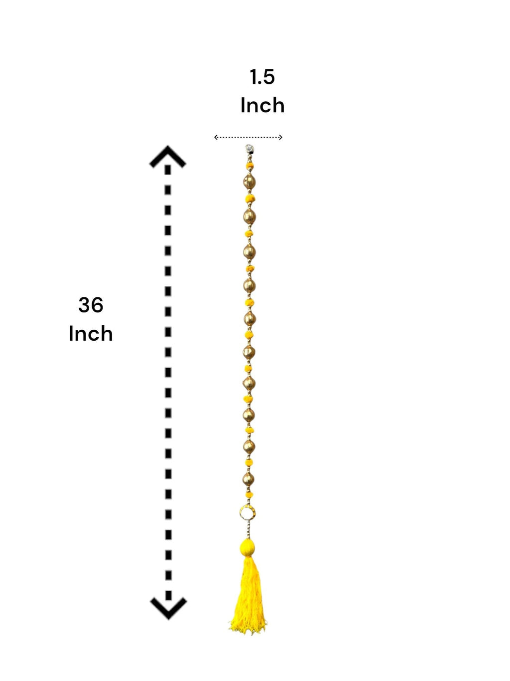 36" Gota Ball Lari With Tassels, set of 5 Festive Decor La Vie Bien 36" Gota Ball Lari With Tassels, set of 5