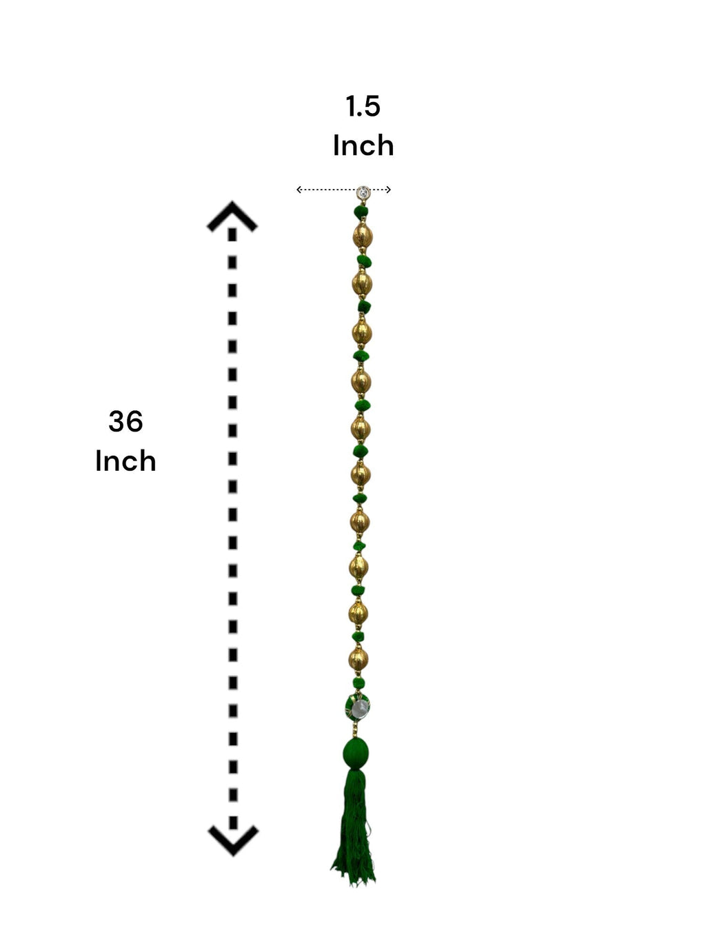 36" Gota Ball Lari With Tassels, set of 5 Festive Decor La Vie Bien 36" Gota Ball Lari With Tassels, set of 5