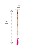 36" Gota Ball Lari With Tassels, set of 5 Festive Decor La Vie Bien 36" Gota Ball Lari With Tassels, set of 5