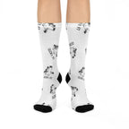 La vache cushioned crew Cow socks by Printify