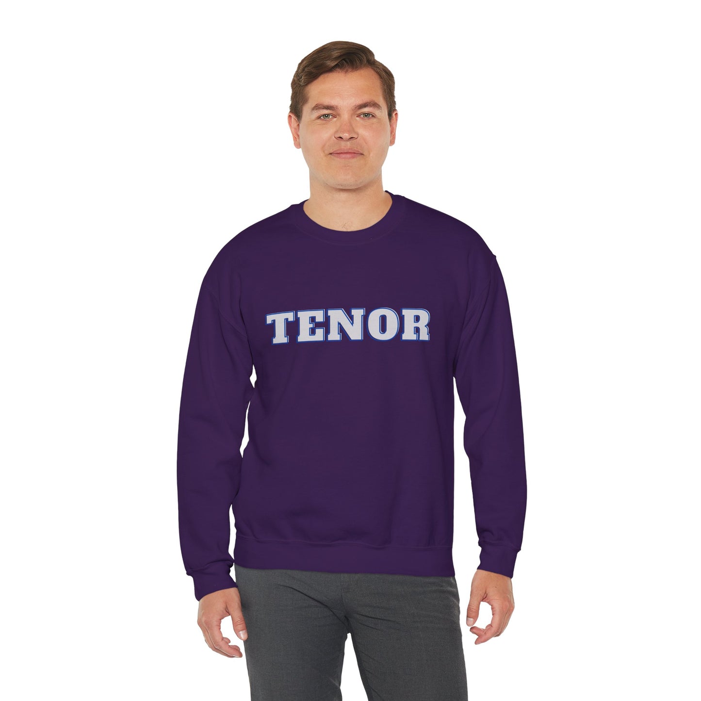 Sweat-shirt ras du cou avec chanteur ténor