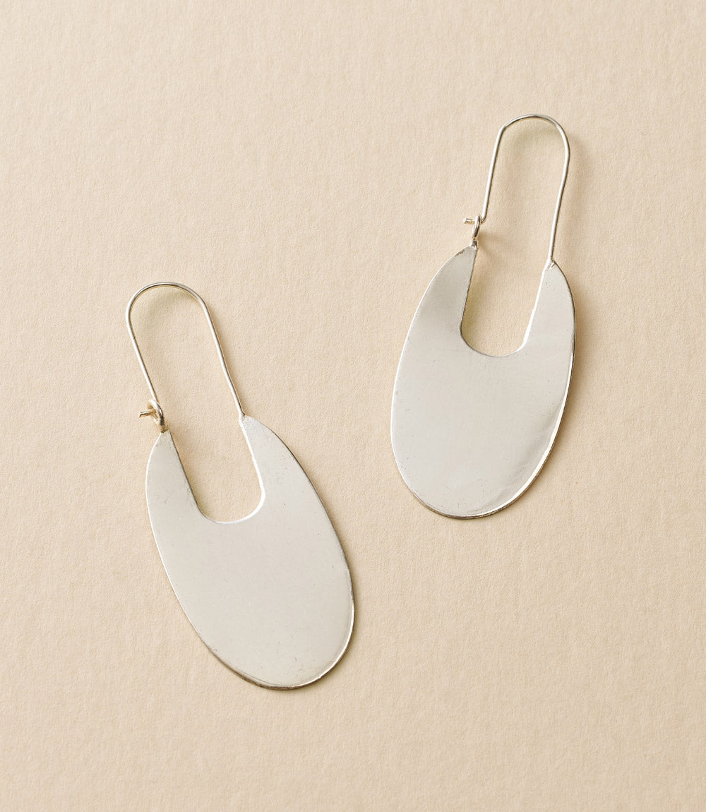 Bhavani Elongated Hoop Earrings