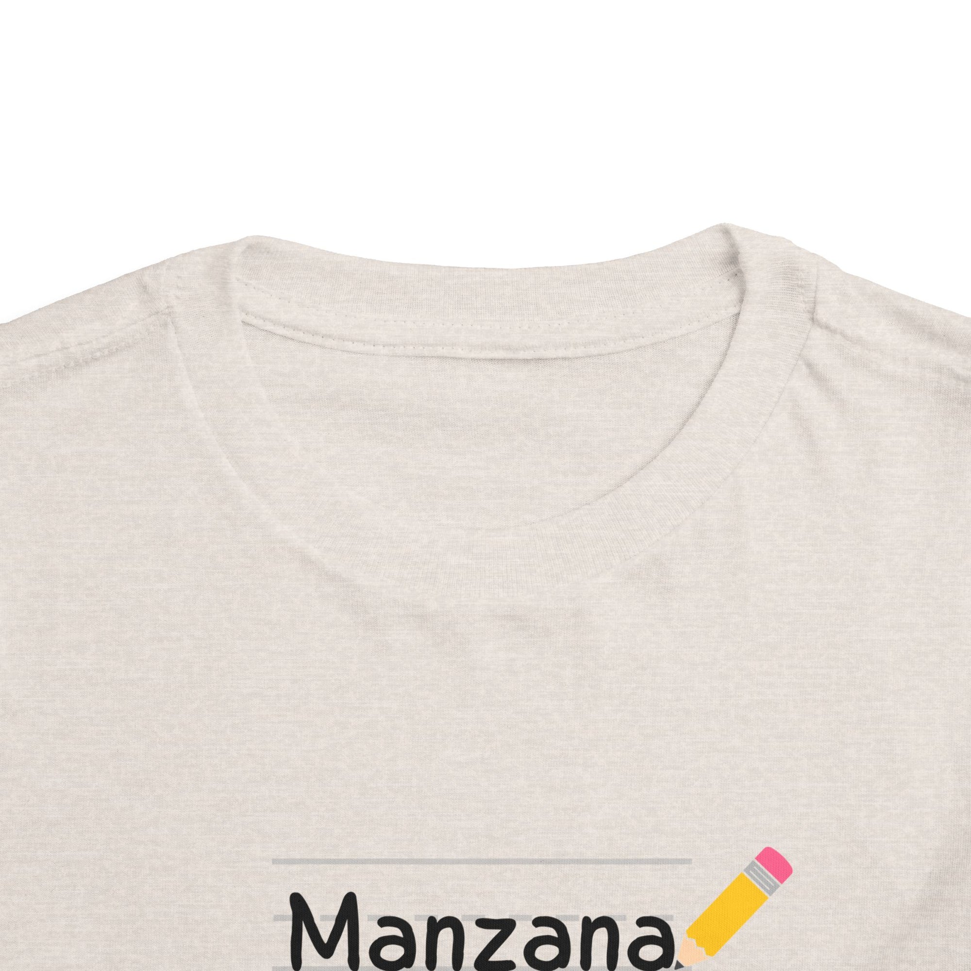 Manzana Apple and Pencil Toddler Tee Shirt
