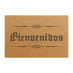 Bienvenidos Doormat — Rustic Spanish Welcome Coir Mat