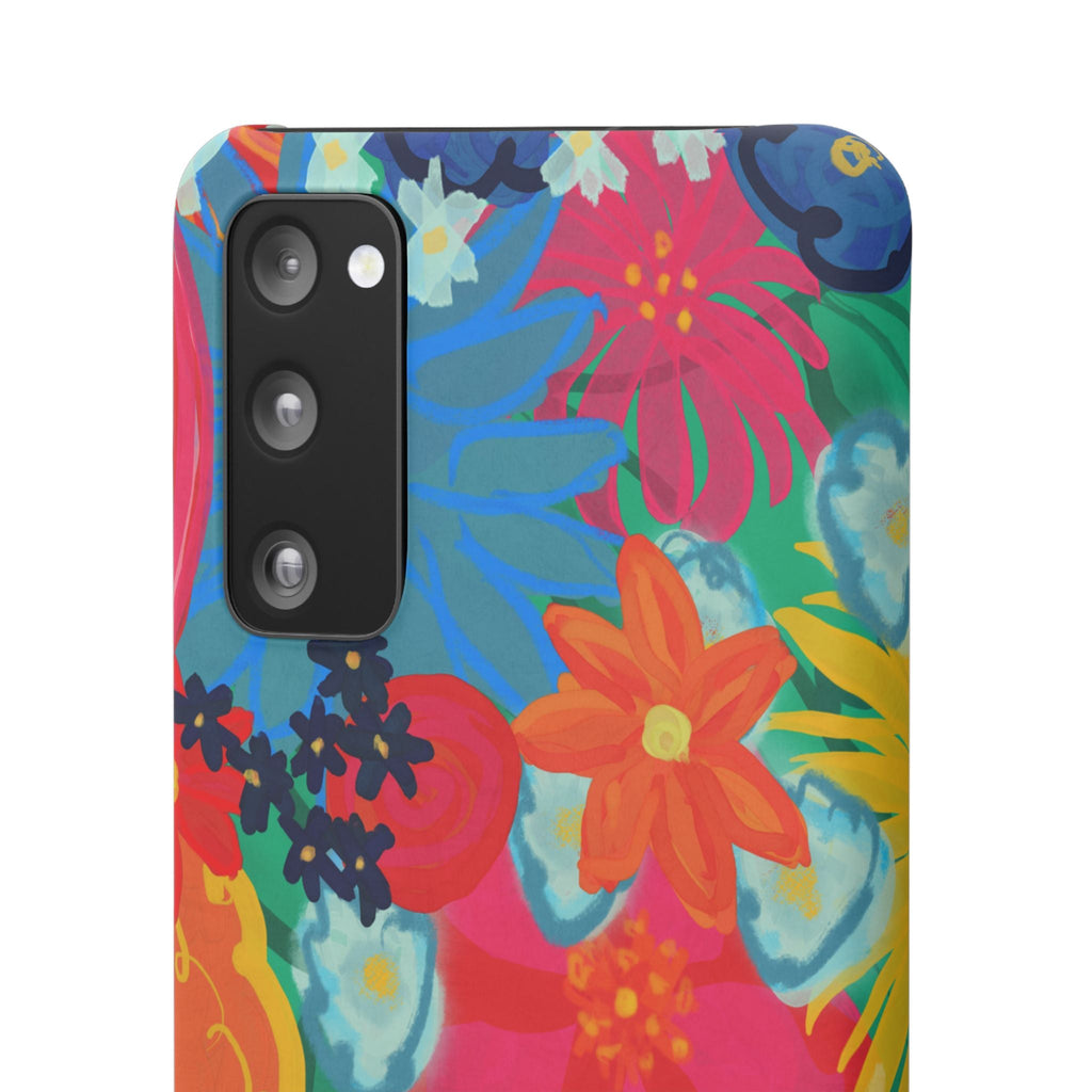 Bespattered Facade Bold Florals Snap Case