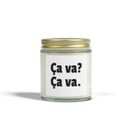 Ca va? Ca va. Scented Candles by Printify