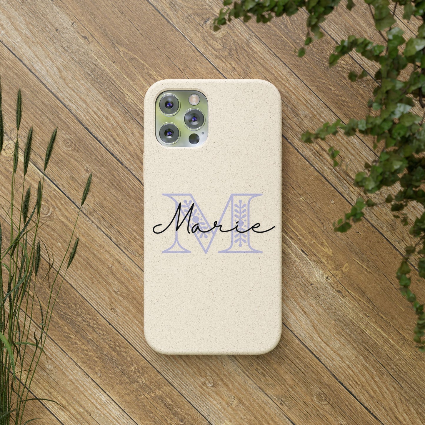 Eco-friendly monogrammed Phone case