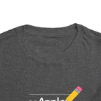 Apple Pencil Toddler Tee Shirt by Printify