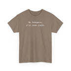 En français s'il vous plaît t-shirt, top for French teacher or French student, Francophone