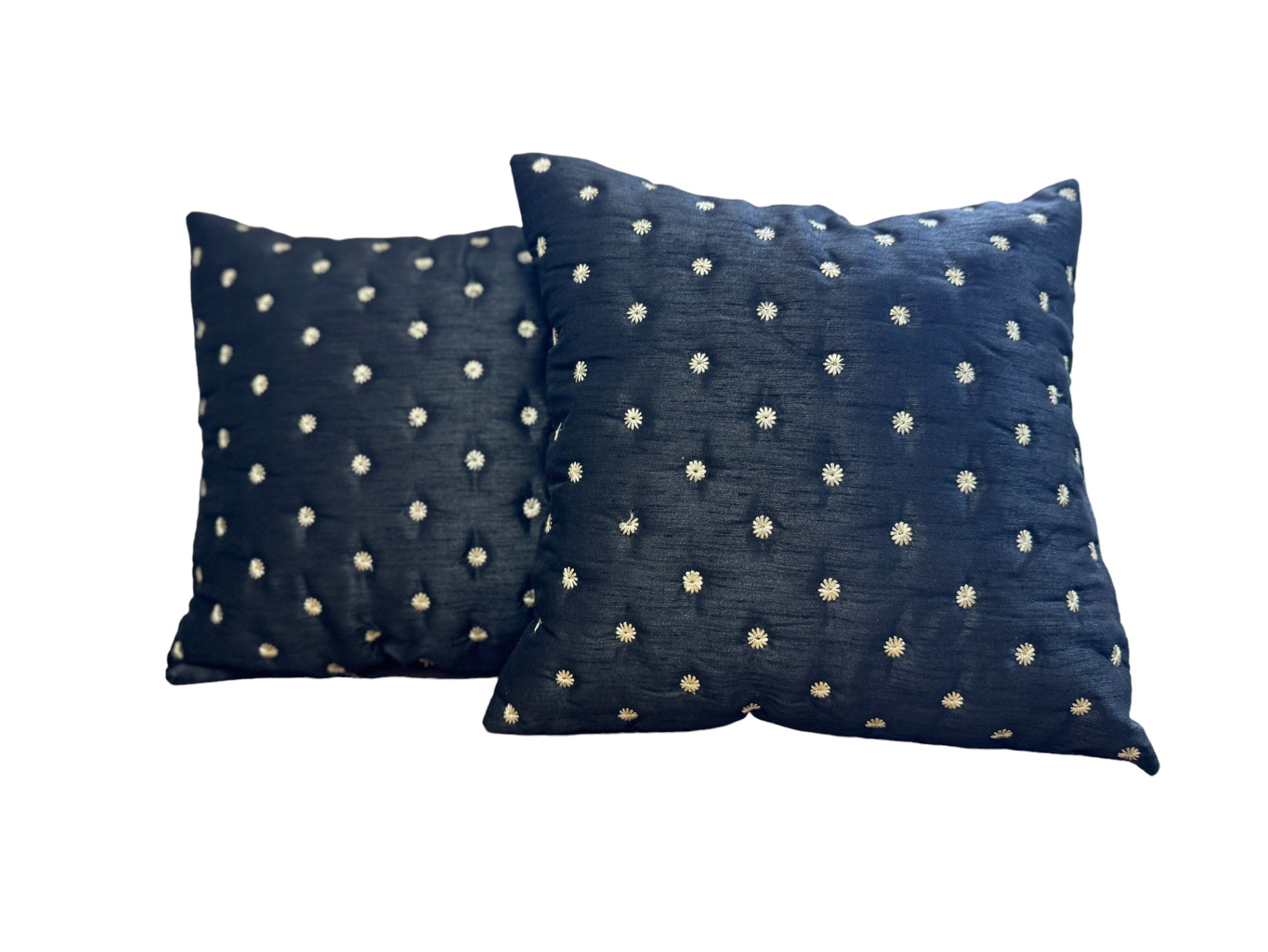 Dupioni Silk Star Cushion or Pillow Cover, Set of 2