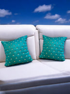 Dupioni Silk Star Cushion or Pillow Cover, Set of 2