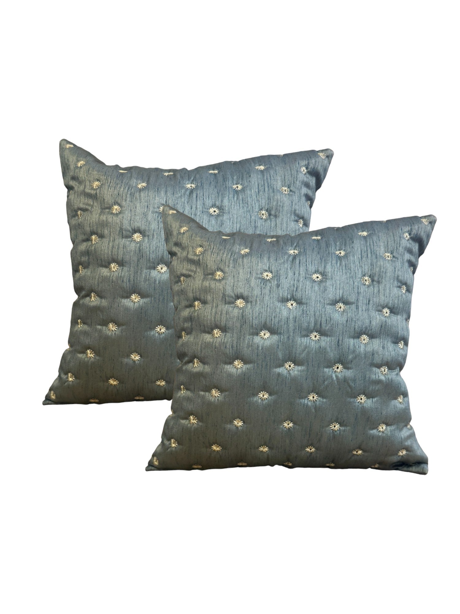 Dupioni Silk Star Cushion or Pillow Cover, Set of 2