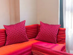 Silk Cushion or Pillow Cover with Choti Design, Set of 2