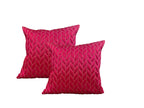 Silk Cushion or Pillow Cover with Choti Design, Set of 2