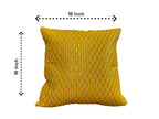 Silk Cushion or Pillow Cover with Full Sequence Design, Set of 2