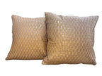 Silk Cushion or Pillow Cover with Full Sequence Design, Set of 2