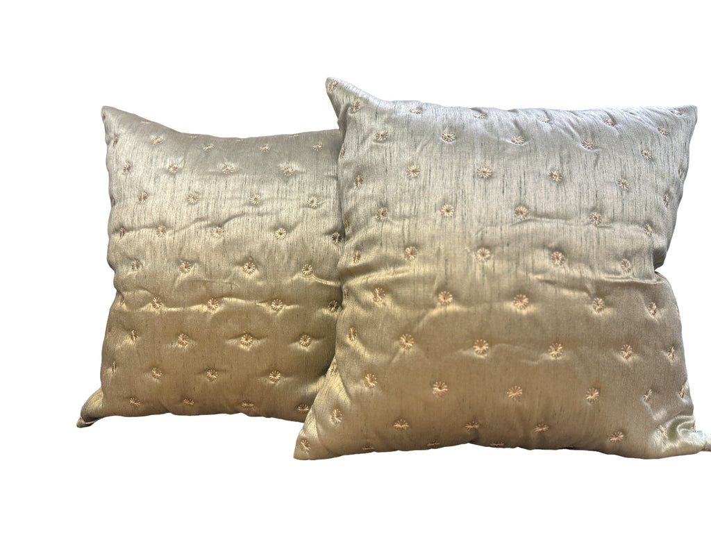 Dupioni Silk Star Cushion or Pillow Cover, Set of 2