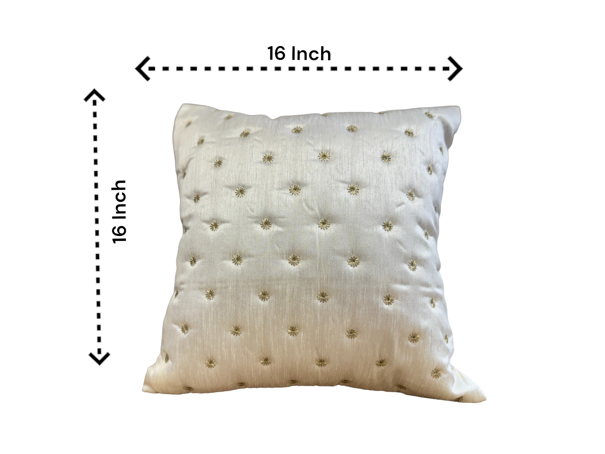 Dupioni Silk Star Cushion or Pillow Cover, Set of 2
