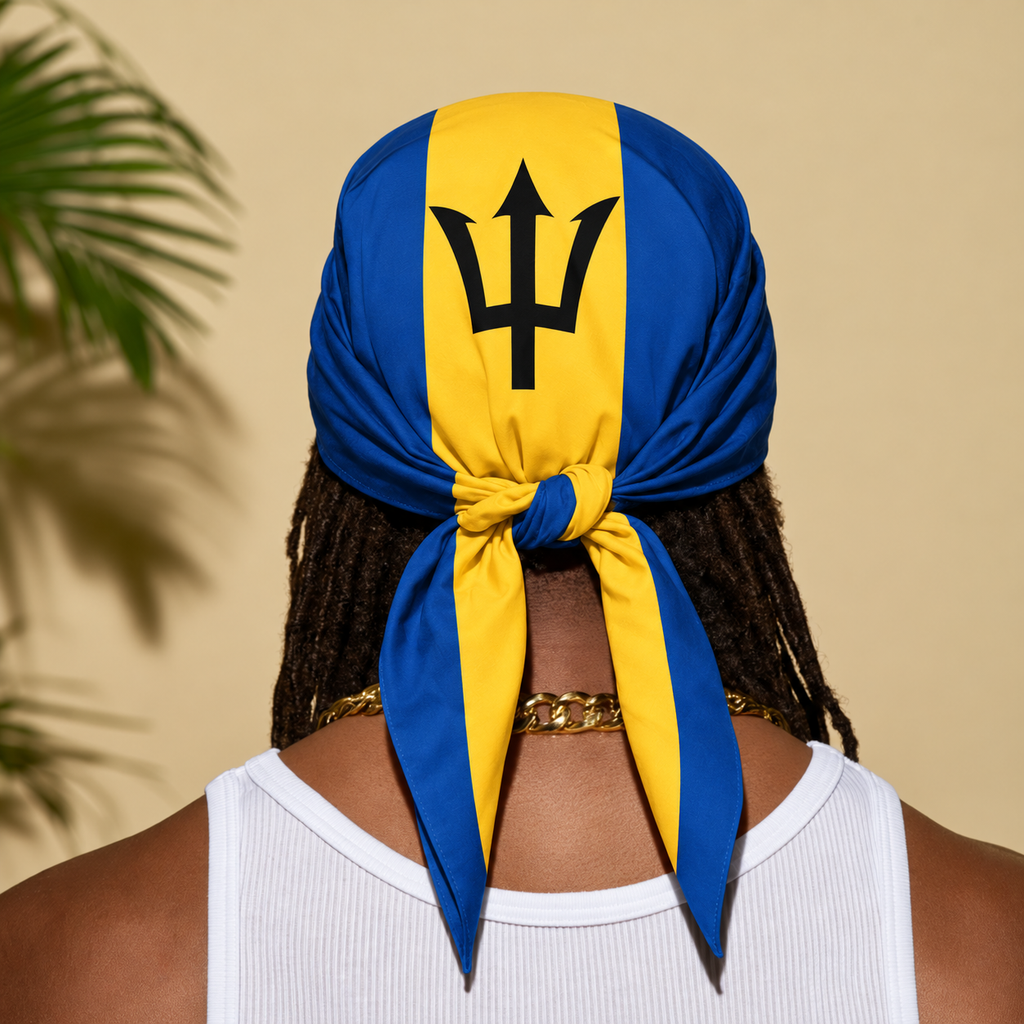 Barbados Flag Bandana