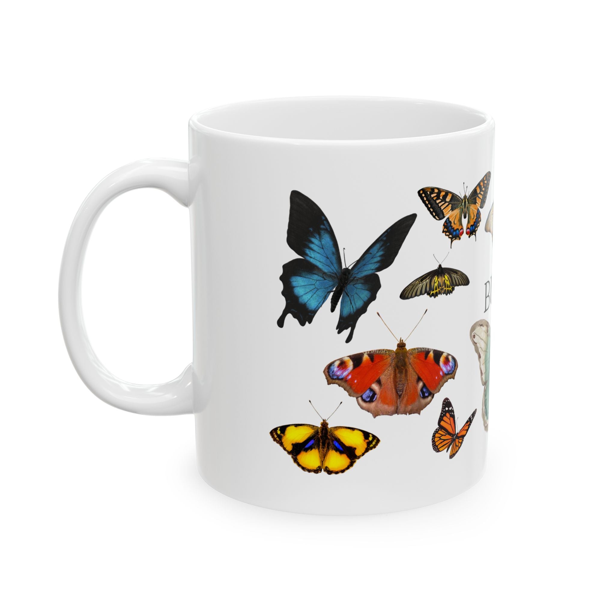 Bướm Vietnamese Vintage Butterflies Ceramic Mug — Colorful insect Design (11oz & 15oz)