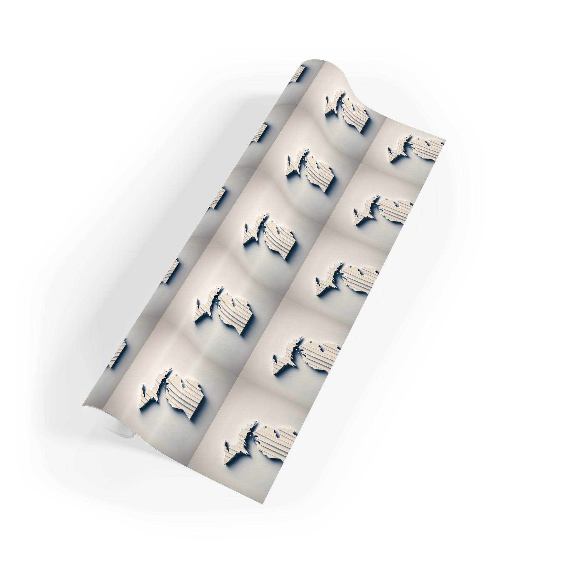 Michigan neutral beige Wrapping Paper
