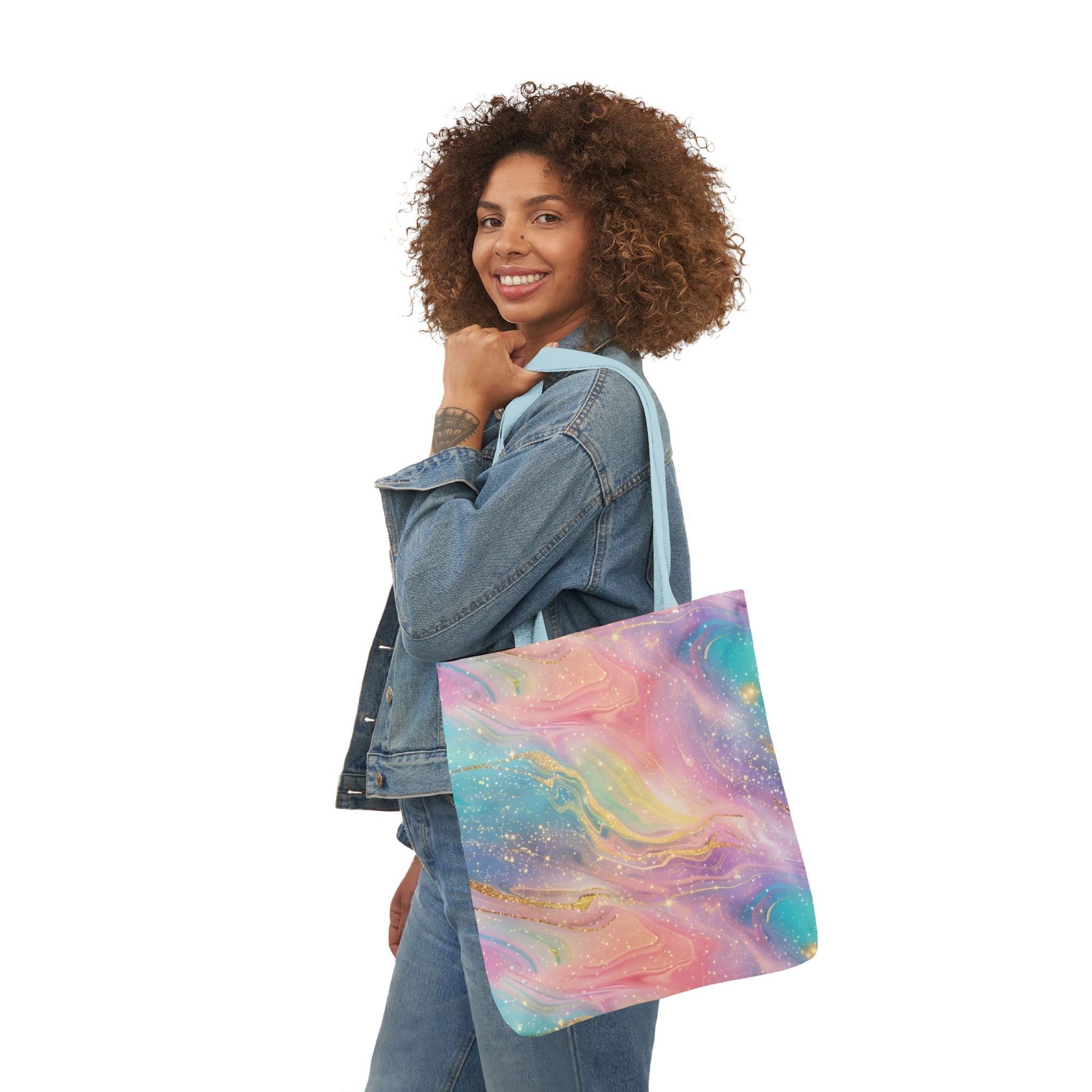Bespattered Facade Pastel Dreams Canvas Tote Bag | 3 Sizes and 5 Strap Colors