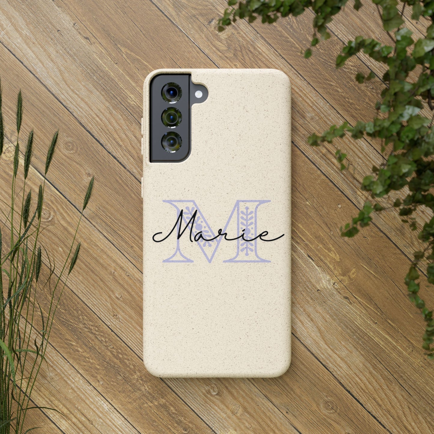 Eco-friendly monogrammed Phone case