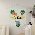 Custom Safari Nursery Wall Sign by Printify