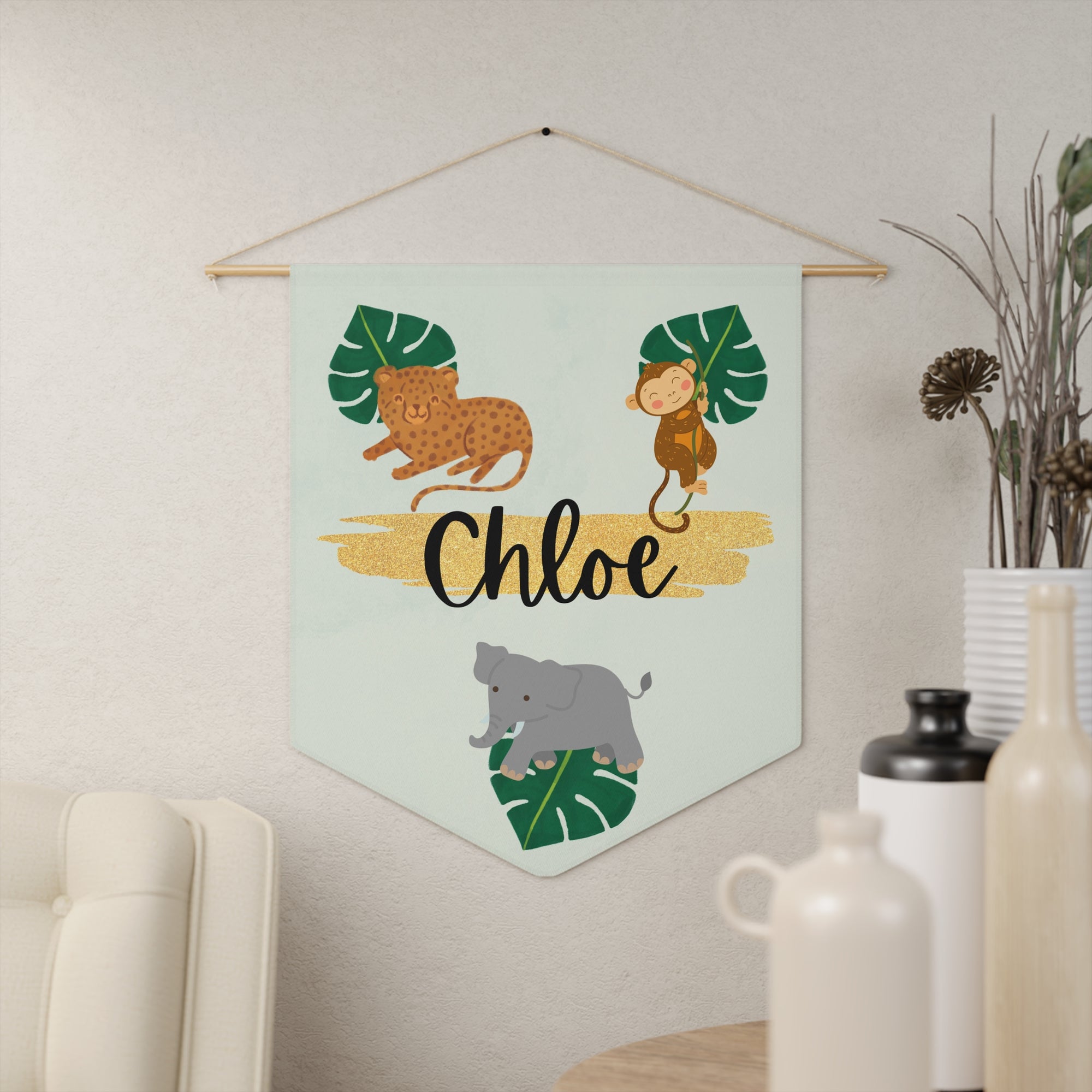 Custom Safari Nursery Wall Sign