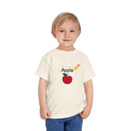 Apple Pencil Toddler Tee Shirt by Printify
