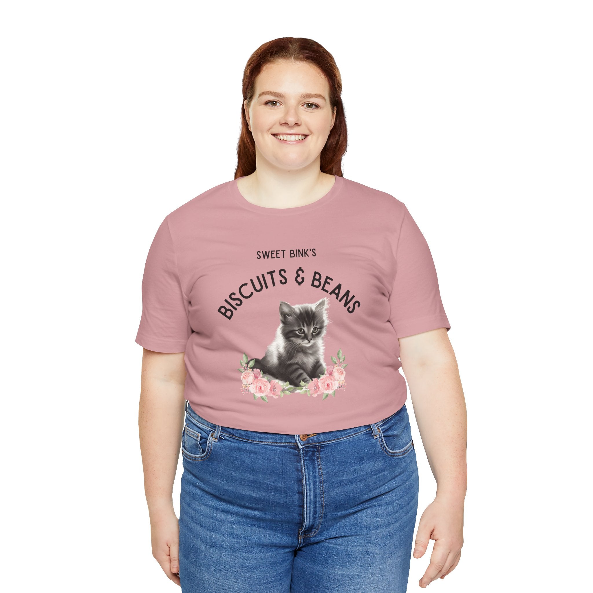 Sweet Bink's Biscuits and Beans cat tee