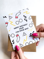 Happy Birthday from You-Know-Who – Harry Potter Inspired Magical Birthday Card by Five Dot Post